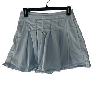 American Eagle Size 0 XS Baby Blue‎ School Girl Uniform Pleated Mini Skirt